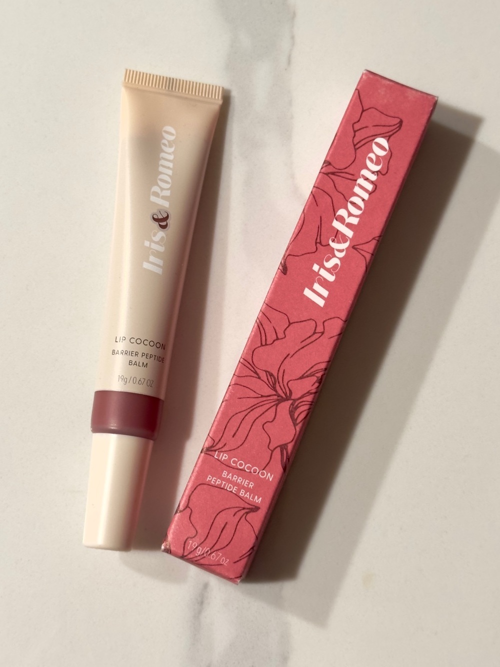 Iris & Romeo Lip Cocoon Barrier Plumping and Hydration Peptide Lip Balm NWT